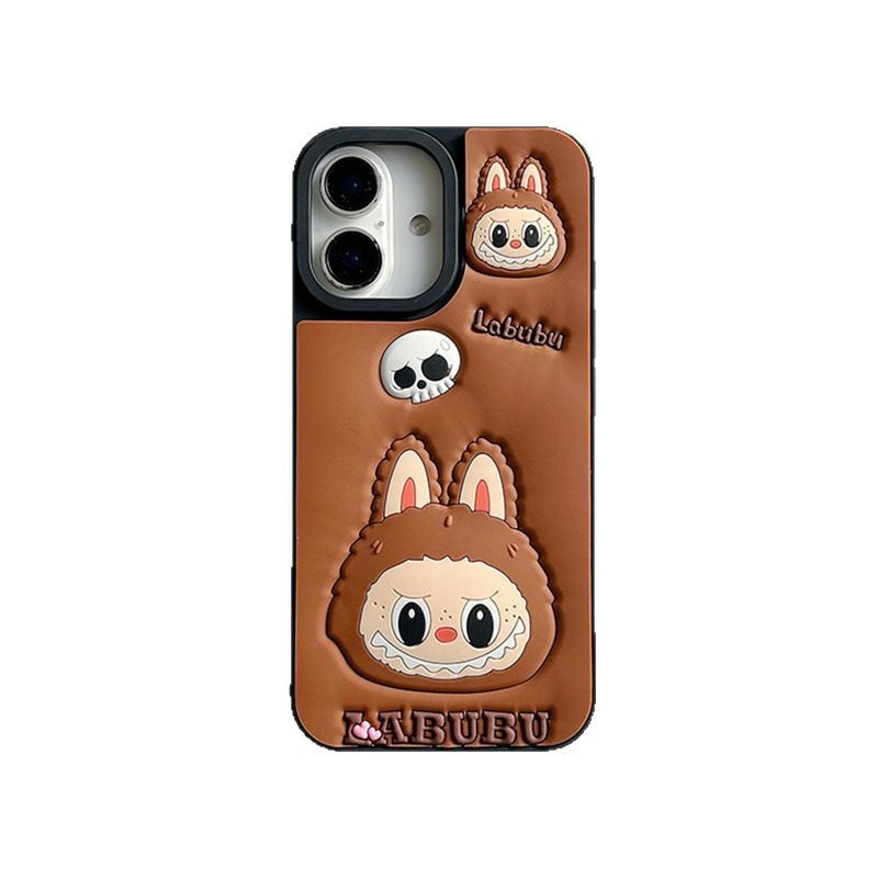 Cinnamon Marshmallow Labubu Phone Case-0